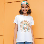 Sister Boho Rainbow and Pastel Design Kids T - Shi T-Shirt