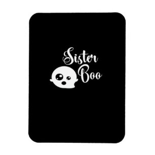 Sister Boo Halloween Magnet