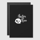 Sister Boo Halloween Magnetkarte (Vorne/Hinten)