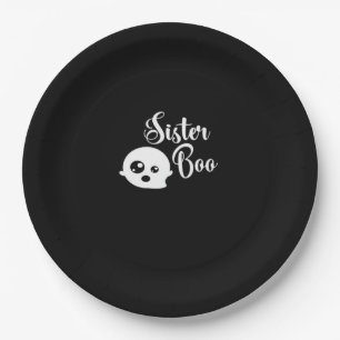 Sister Boo Halloween Pappteller