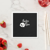 Sister Boo Halloween Serviette (Beispiel)