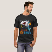 Sister Boo Shark Halloween Shark Ghost with Pumpki T-Shirt (Vorne ganz)