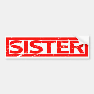 Sister-Briefmarke Autoaufkleber