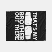 Sister Brother Kickboxing Fleecedecke (Vorderseite (Horizontal))