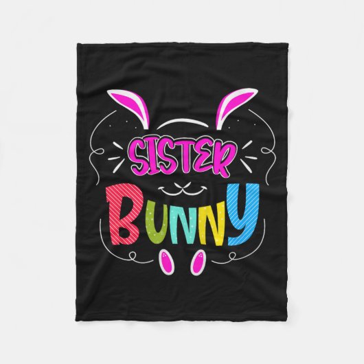 Sister Bunny Premium Tri-blend Fleecedecke (Vorderseite)