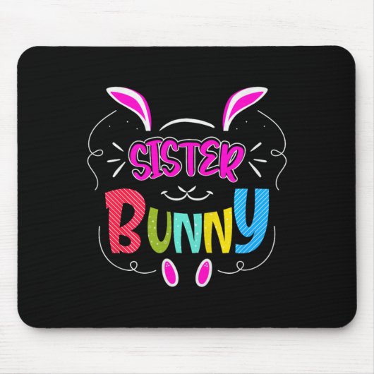 Sister Bunny Premium Tri-blend Mousepad (Vorne)