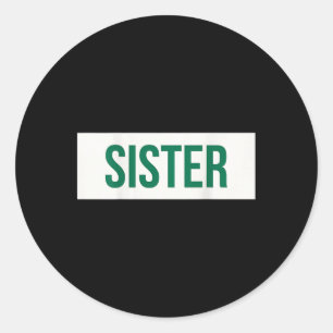 Sister Caddie Golf Zurück Golfspielen Golfer Golf Runder Aufkleber