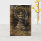 Sister Card Steampunk Süsse Pie Karte (Gelbe Blume)