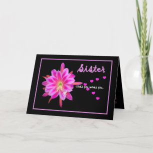 SISTER Chief Bridesmaid Wedding Invitation Hearts Einladung