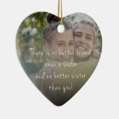 Sister Christmas Ornament - Photo keepsake 2023 (Rechts)