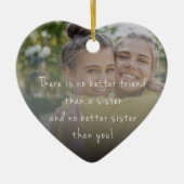 Sister Christmas Ornament - Photo keepsake 2023 (Vorne)