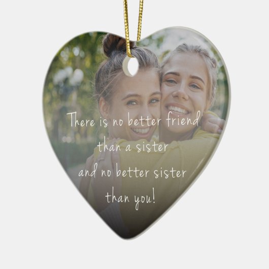 Sister Christmas Ornament - Photo keepsake 2023 (Links)
