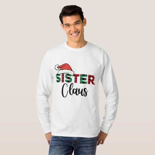 Sister Clause Men's Basic Long Sleeve T - Shirt (Vorne ganz)