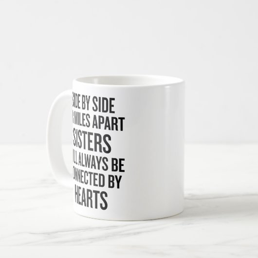 Sister Connection Kaffeetasse (Vorderseite Links)