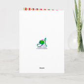 Sister Daisies Hearts Valentine Card Feiertagskarte (Rückseite)