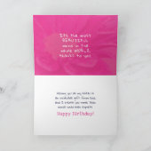 SISTER: Das schönste Wort dank Ihrer Karte (Innenseite)