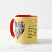 Sister Definition Foto Herzkollektion Farbige Tass Tasse (Vorderseite Links)