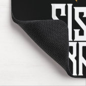 Sister Dragon Christmas Matching Family Tribe Girl Mousepad (Ecke)