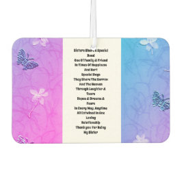 Sister Embellished Autolufterfrischer