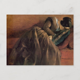 Sister Emily Sleeping Postcard Postkarte