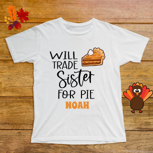 Sister Erntedank Pie Name Funny Baby T-shirt