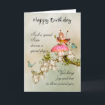 Sister Fairy Geburtstagskarte mit Blossom Karte<br><div class="desc">Sister Fairy Geburtstagskarte mit Blossom</div>