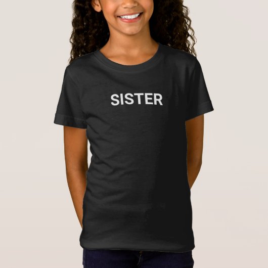 Sister Family Match T-Shirt (Vorderseite)
