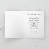 Sister Feiertagskarte (Innenseite)