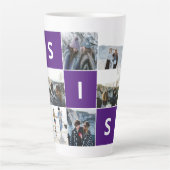 Sister Foto Latte Tasse Geschenk (Vorderseite)