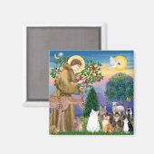 Sister Frances Blessing 5 Katzen Magnet (Vorderseite/Rückseite)