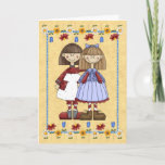 Sister Friendship Birthday Card Karte<br><div class="desc">Say Happy Birthday mit dieser niedlichen Karte aus der Cozy Country Collection unter www.zazzle.com/RanchLady* >>> CUSTOMIZABLE Design:  ändern Sie jede Grafik oder Text und fügen Sie Ihre eigene Nachricht hinzu!</div>