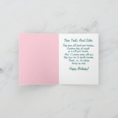 Sister Funny African American Happy Birthday Karte (Innenseite)