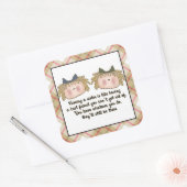 Sister Gedicht Spaß Cartoon Aufkleber (Umschlag)