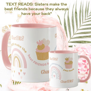 SISTER-Geschenk - Die besten Freunde haben immer i Tasse