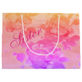 Sister Gift Bag Große Geschenktüte (Rückseite)