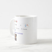 SISTER GIft FUNNY World's BEST SUARCH Motor Kaffeetasse (Vorderseite Links)