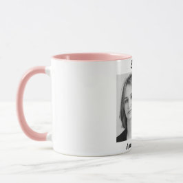 Sister Gift Mug with Photo & Name – Pink Cup Style Tasse