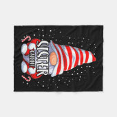 Sister Gnome Christmas Pajamas Matching Family Gro Fleecedecke (Vorderseite (Horizontal))