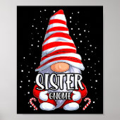 Sister Gnome Christmas Pajamas Matching Family Gro Poster (Vorne)