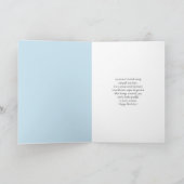 Sister Happy January Birthday Owl Cake Karte (Innenseite)