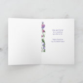 Sister Happy Oaster Blume Feiertagskarte (Innenseite)