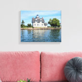 Sister Islands Lighthouse, New York Canvas Print Leinwanddruck (Insitu (Wohnzimmer))