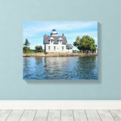 Sister Islands Lighthouse, New York Canvas Print Leinwanddruck (Insitu (Holzboden))