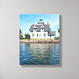 Sister Islands Lighthouse, New York Canvas Print Leinwanddruck