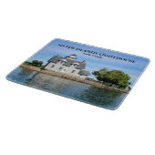 Sister Islands Lighthouse, New York Cutting Board Schneidebrett (Ecke)