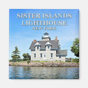 Sister Islands Lighthouse, New York Magnet