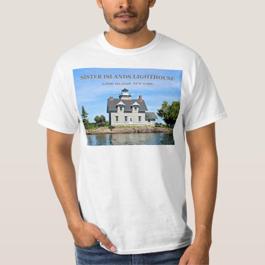 Sister Islands Lighthouse, New York T - Shirt (Vorderseite)