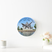 Sister Islands Lighthouse, New York Wall Clock Runde Wanduhr (Zuhause)