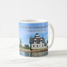 Sister Islands Lighthouse, New Yorker Tasse