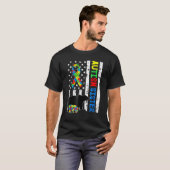 Sister Matching Family Autism Awareness Gifts Amer T-Shirt (Vorne ganz)